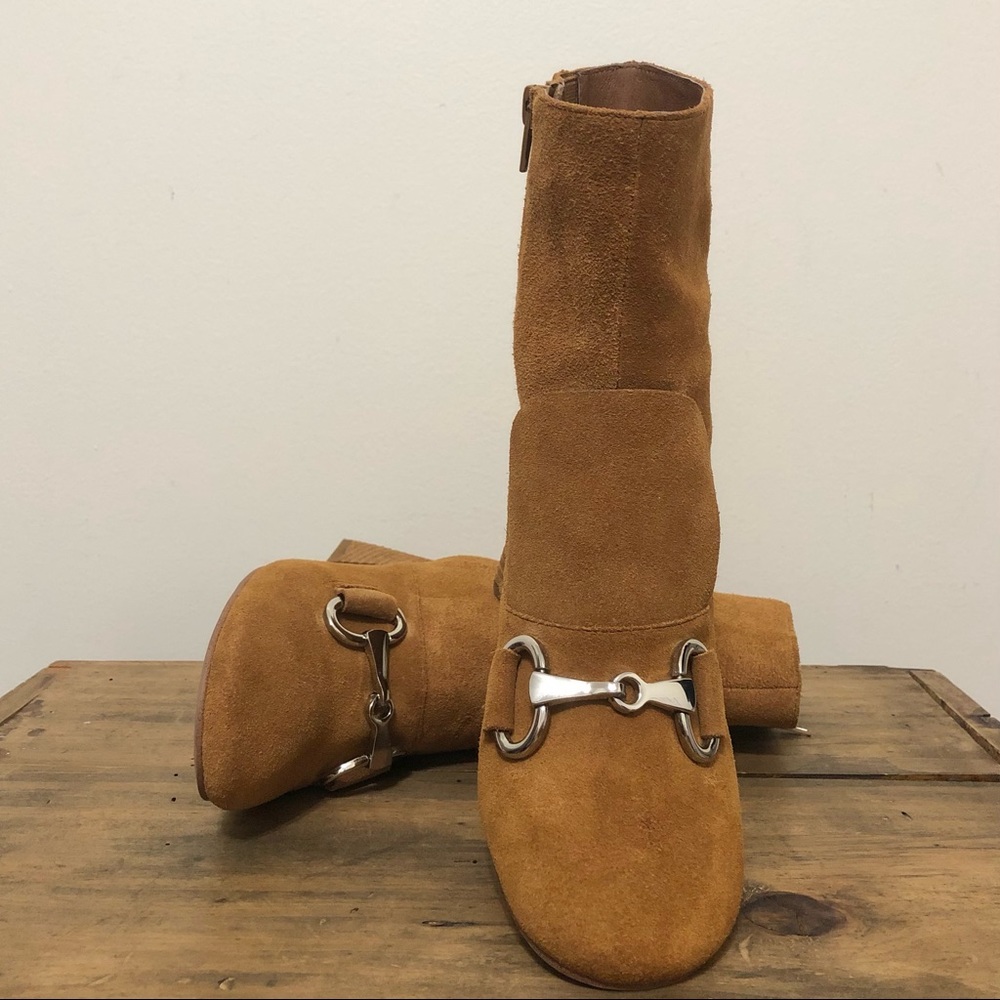 Jeffery Campbell Brown Chunky Block Heel Booties - Picture 2 of 12